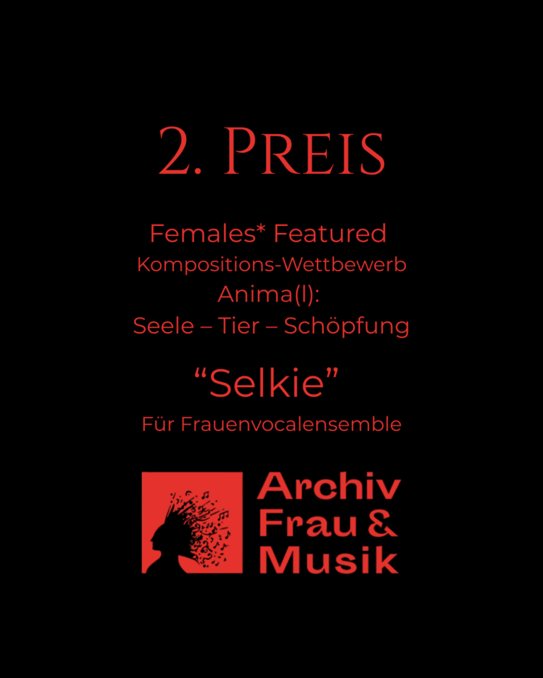 Zweiter Preis beim Kompositionswettbewerb